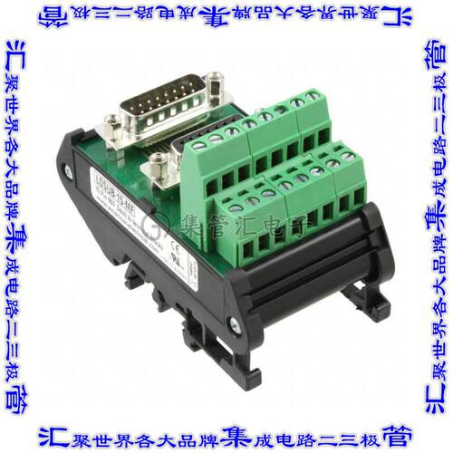 LDSUB-15-MF 接插件连接器INTERFACE MOD DSUB 15PS 14-22AWG