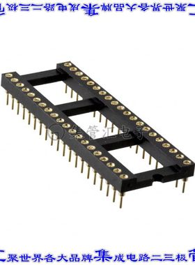 SA406040 连接器IC插座DIP 15.24mm插口40(2 x 20)位置镀金通孔