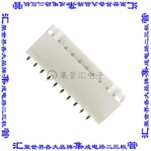 针座连接器10POS接头2mm公形插针通孔直针锡 292132