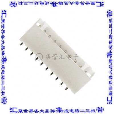 1-292132-0 针座连接器10POS接头2mm公形插针通孔直针锡