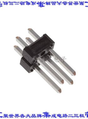 68692-404H 针座连接器4POS接头2排2.54mm公形插针通孔直针锡