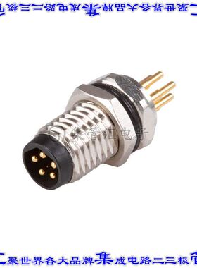 CDM801-08A-MP-F810-67 圆形连接器8POS插头公引脚焊接镀金面板安