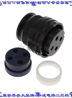 GTC06EQX28-BLS(025)(LC) 圆形连接器4POS插头外壳用于母插口黑色