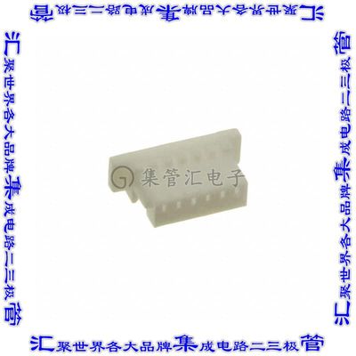 10147603-00006LF 矩形连接器外壳6POS插座1mm母形插口天然色自由
