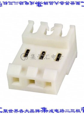 3-640602-3 矩形连接器3POS插座3.96mm母插口白色IDC锡自由悬挂