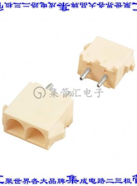 350428-1 针座连接器2POS接头6.35mm公形插针通孔直针锡