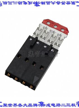 14442504 0014442504矩形连接器4POS插头2.54mm公引脚黑色IDC镀金