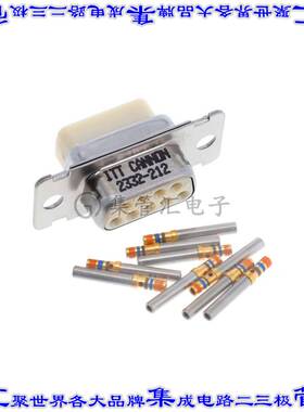 DEMAM-9S-F225 连接器9POS插座母插口2排D-Sub面板安装