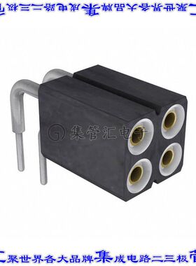 803-83-004-20-001101 针座连接器4POS插座2排2.54mm母形插口通孔