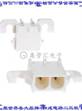 1-350942-0 针座连接器2POS接头6.35mm公形插针通孔直角锡