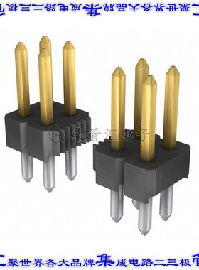 961216-6404-AR 针座连接器16POS接头2排2.54mm公形插针通孔直针