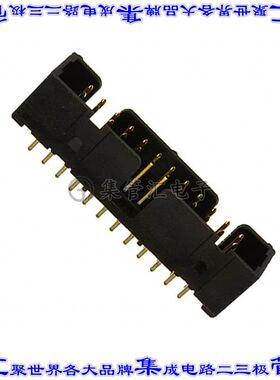 D2524-6002-AR 针座连接器24POS接头2排2.54mm公形插针通孔直针镀