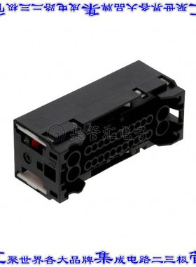 1612683-1 矩形连接器外壳26POS插头2排4mm母形插口黑色自由悬挂