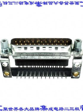 5747022-2 连接器25POS插头公引脚2排D-Sub通孔直角