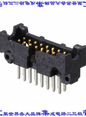45216-600230 针座连接器16POS接头2排1.27mm公形插针通孔直针镀