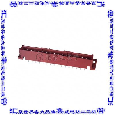 207599-6 针座连接器16POS接头5mm公形插针通孔直针锡