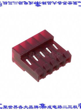 MTD-B-05-C-2 矩形连接器5POS插座3.96mm母插口红色IDC锡自由悬挂