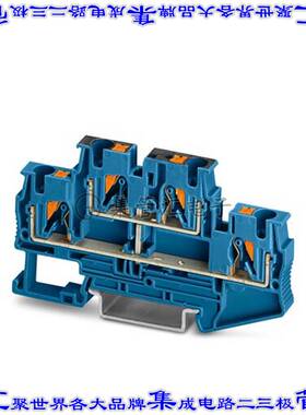 3211827 端子块连接器4POS馈通式6.2mm蓝色10-24AWG