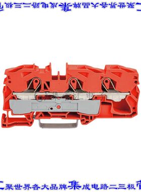 2016-1302 端子块连接器3POS馈通式12.0mm橙色6-20AWG