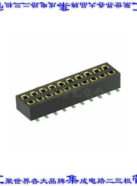 M50-3150342 针座连接器6POS插座2排1.27mm母形插口表贴SMD镀金