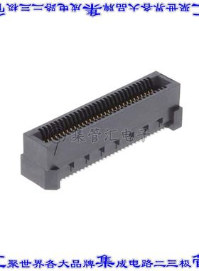 HSEC8-130-01-S-DV-K-TR 卡边缘连接器60POS母头2排0.8mm黑色镀金