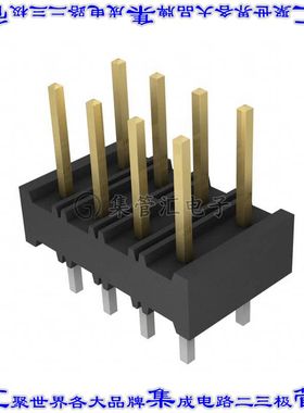 26640801RP2 针座连接器8POS接头2排2mm公形插针通孔直针镀金