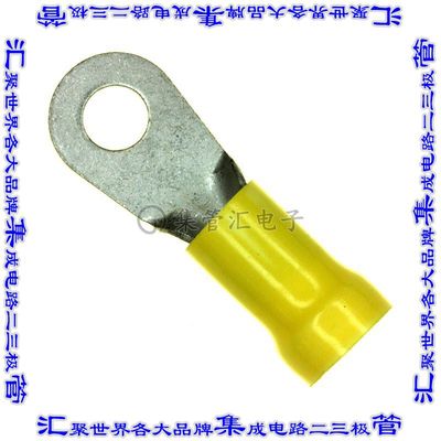 52266-3 环形连接器端子圆形5/16接线柱4AWG压接