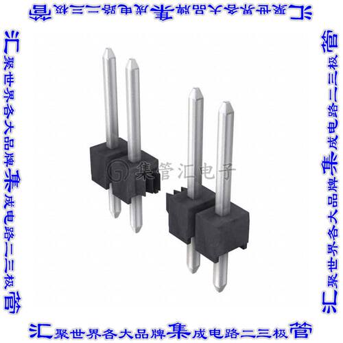 M20-9730946 针座连接器9POS可切割2.54mm公形插针通孔直针锡