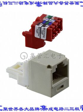 CJ5E88TEI 接插件连接器CATEGORY 5E, 8 POSITION, 8 WIRE