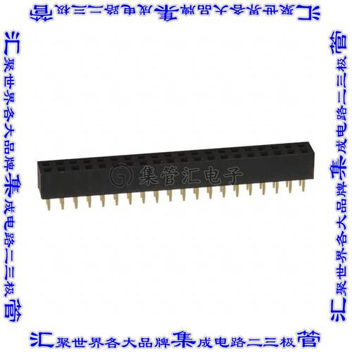 NPPN202AFCN-RC 针座连接器40POS插座2排2mm母形插口通孔直针镀金