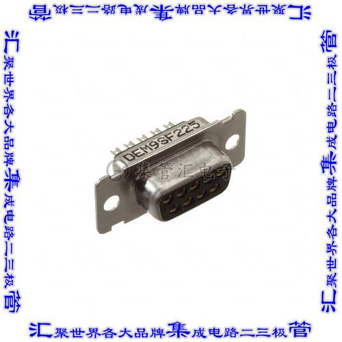 DEM9SF225 连接器9POS插座母插口2排D-Sub面板安装