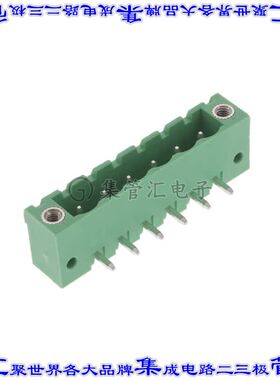 395365006 0395365006端子块连接器6POS接头公引脚带罩5.08mm绿色