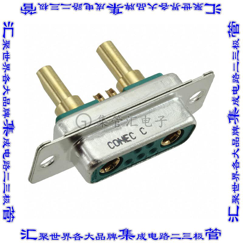 3007W2SCM42A10X 连接器7(5+2电源)插座母插口2排D-Sub组合式自由