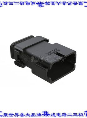 AT16-18PC-SR02 矩形连接器外壳18POS插座3排公形引脚黑色自由悬