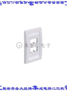CFPE4IGY 接插件连接器FACEPLATE, 4 PORT, SINGLE GANG,
