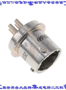 PTIH-8-4P 圆形连接器4POS插座公形引脚焊杯锡面板安装