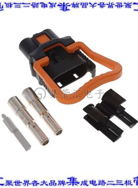 K320FH3/0 矩形连接器外壳6POS插座母形插口黑色自由悬挂