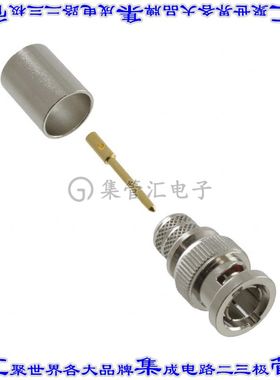 112606 同轴连接器BNC插头公引脚压接75欧姆自由悬挂