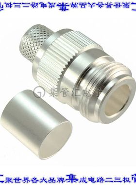 1-1337414-0 同轴连接器N型插孔母形插口焊接50欧姆自由悬挂