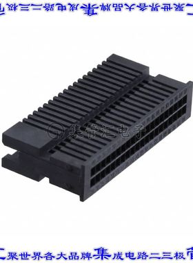 TSDF-20-D-S 矩形连接器外壳40POS 2排1.27mm公形引脚黑色自由悬