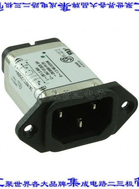 3EEB1 电源接入连接器3POS插座公型片状插脚IEC320-C14面板安装法