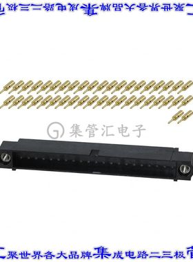 M80-5604205 矩形连接器42POS接头2排2mm公引脚黑色压接镀金自由