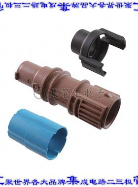 DTSK04-1-08PC 圆形连接器1(电源)插座外壳用于母插口棕色自由悬