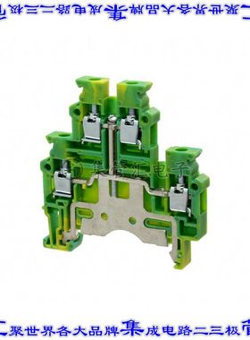 CDLG4(I.S) 端子块连接器4POS接地地面6.0mm灰色10-24AWG