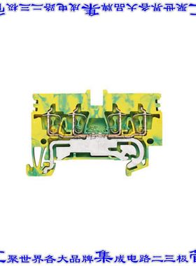 1933780000 端子块连接器4POS接地地面5.1mm绿色黄色12-30AWG