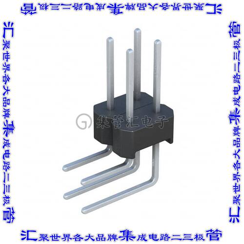 PREC002DBAN-M71RC 针座连接器4POS分离式2排2.54mm公形插针通孔