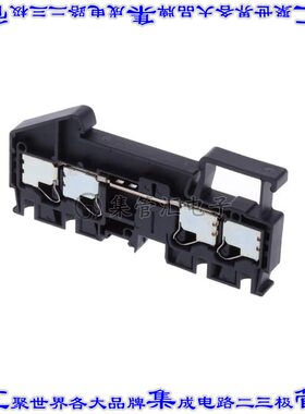 XW5T-P4.0-2.2-1 端子块连接器4POS馈通式6.2mm灰色10-24AWG