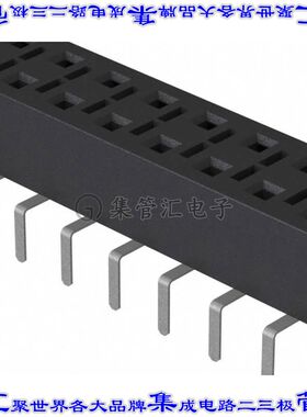 HLE-110-02-F-DV-PE-BE 针座连接器20POS插座2排2.54mm母形插口通