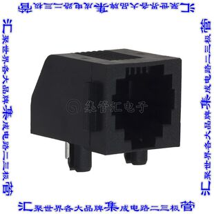 5555163-2 接插件连接器CONN MOD JACK 6P4C R/A UNSHLD
