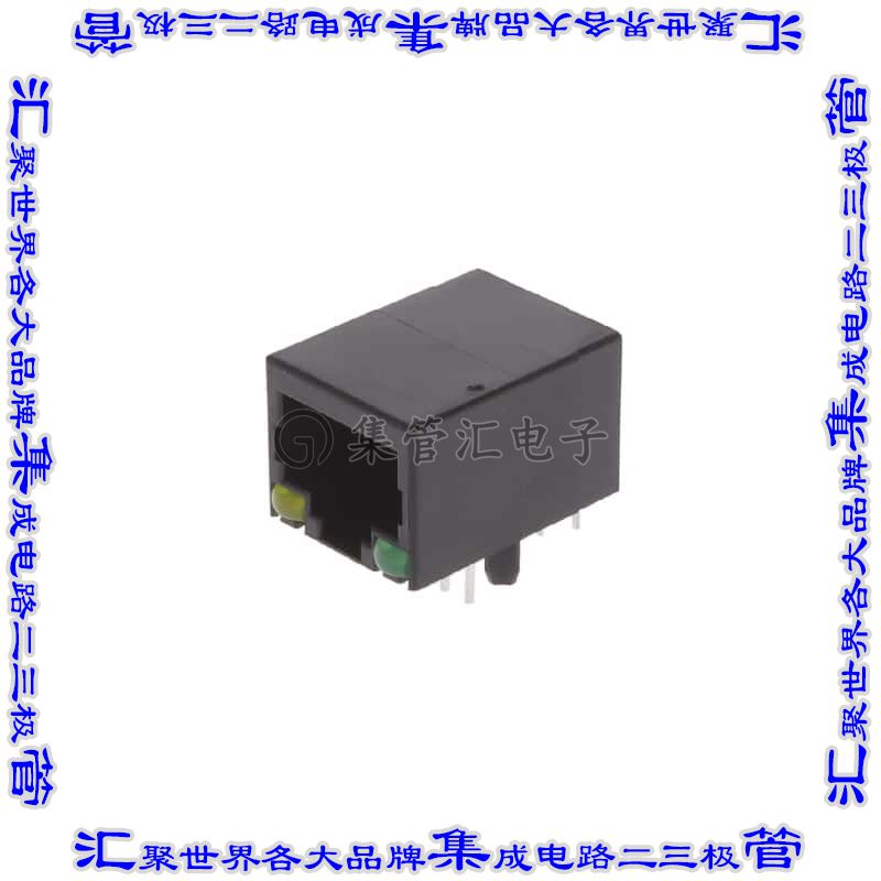 MTJ-88TX1-LG 接插件连接器RJ45 MODULAR JACK, DIP, SIDE ENT
